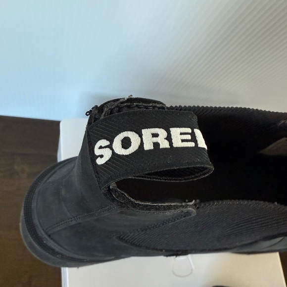 SOREL Black Leather Chelsea Boots - Picture 4 of 14
